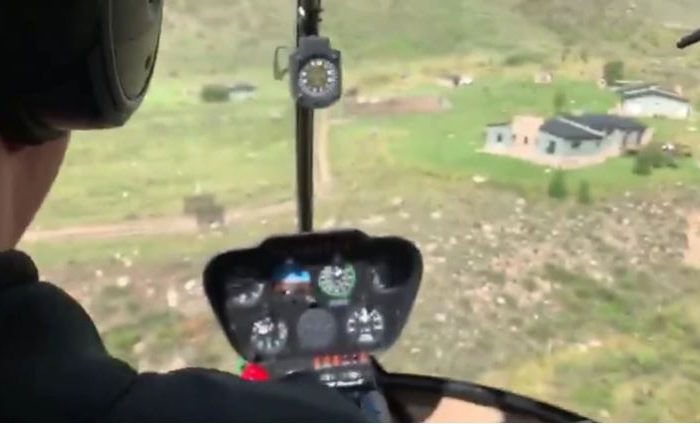 Video: los dramáticos instantes de un accidente de helicóptero en Mendoza, visto desde dentro de la cabina