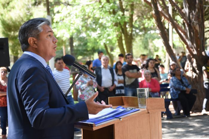 El vicegobernador Rolando Figueroa encabezó el 79º aniversario de El Huecú 