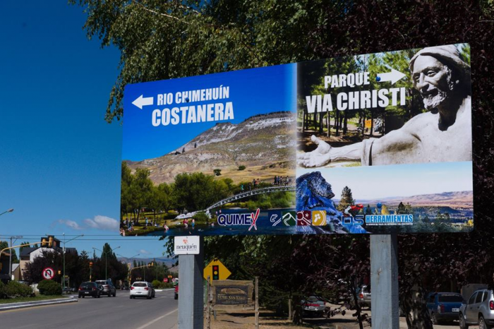 Nueva cartelería de promoción turística en Junín de los Andes