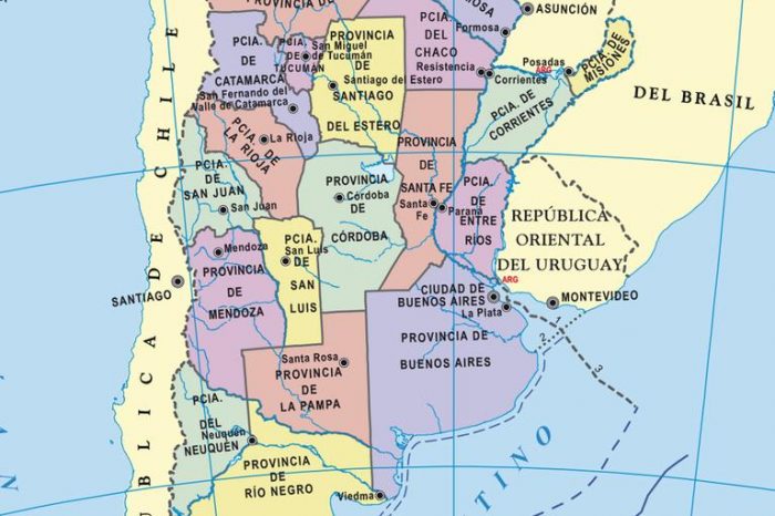 Mapas de la Argentina gratis: todas las provincias para descargar e imprimir