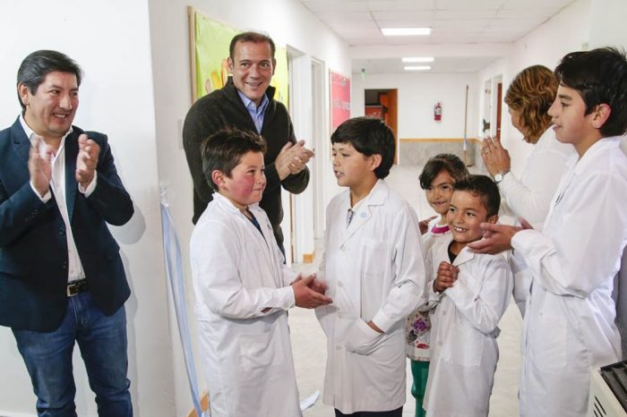 Se inauguraron las obras de ampliación de la Escuela 261 de Moquehue