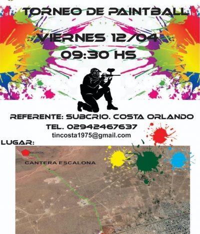 Torneo de Paintbal 62° Aniviersario de la Policía del Neuquén