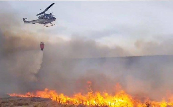 El incendio de Collón Curá deja sin energía eléctrica a San Martín y Junín de los Andes