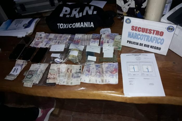 Fuerte golpe al narcotráfico en Roca, Bariloche, Viedma, Villa Regina y Cipolletti