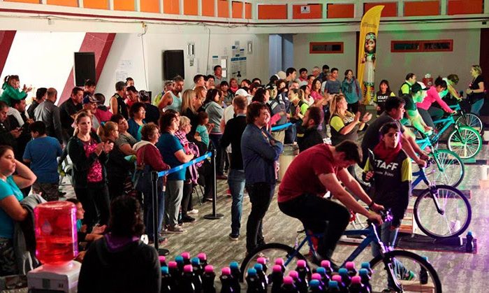 Las bicis solidarias rodaron en Zapala
