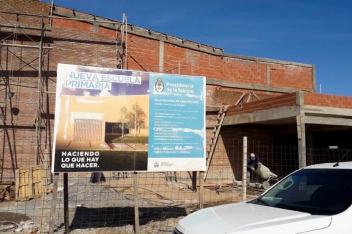 Avanza obra de la escuela primaria de Plottier
