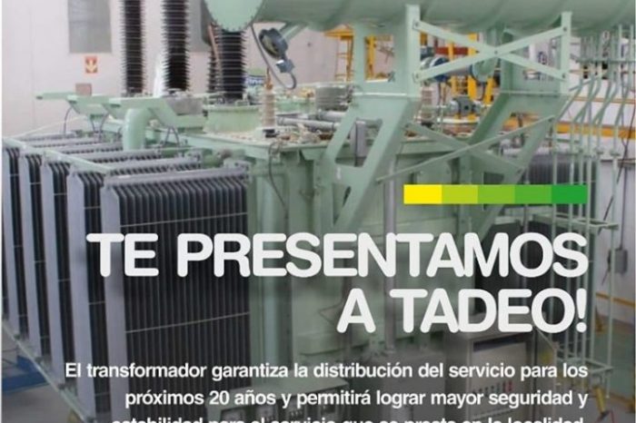 PLOTTIER Y SU NOTABLE SALTO DE CALIDAD EN LA PROVISIÓN DE ENERGÍA ELÉCTRICA