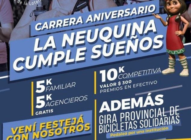 Lotería La Neuquina festeja su 60° Aniversario con múltiples actividades