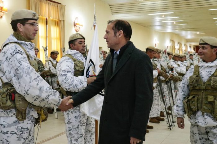 Gutiérrez participó del acto por el 209º aniversario del Ejército Argentino