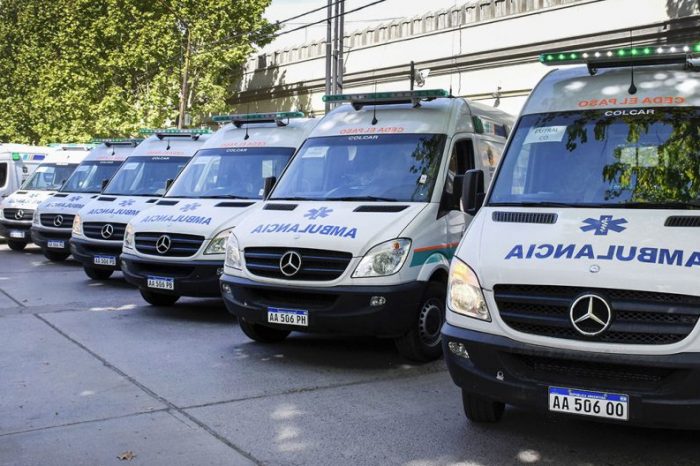 Gutiérrez anunció la compra de 16 ambulancias