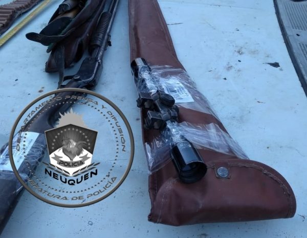Secuestran armas de fuego en allanamientos por robo
