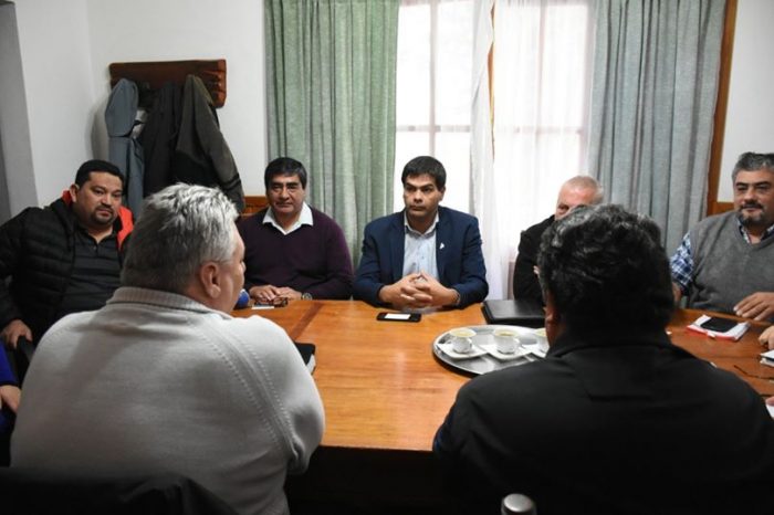 Reunión por el "Plan Director de Agua y Cloacas de Junín de los Andes"