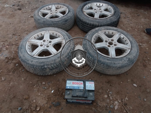 En allanamiento logran secuestrar elementos de automotores robados