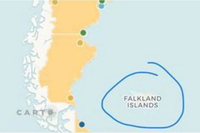 Polémica por un mapa de la web oficial de la Secretaría de Cultura que llamó "Falkland" a las Islas Malvinas