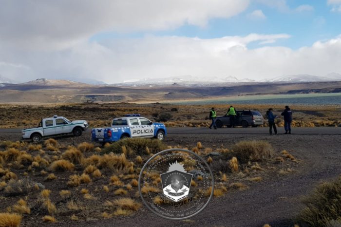 Personal de la Brigada Rural de la Policía del Neuquén, realizó vistas a pobladores y controles de rutina sobre la Ruta Nac. 40