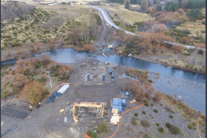Se hace realidad el puente sobre el río Malleo