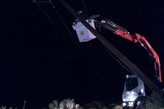 El EPEN repara la línea de 33Kv Aluminé-Zapala