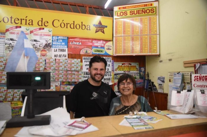 Felicidad en La Falda por el ganador de los $ 140 millones en el Quini 6