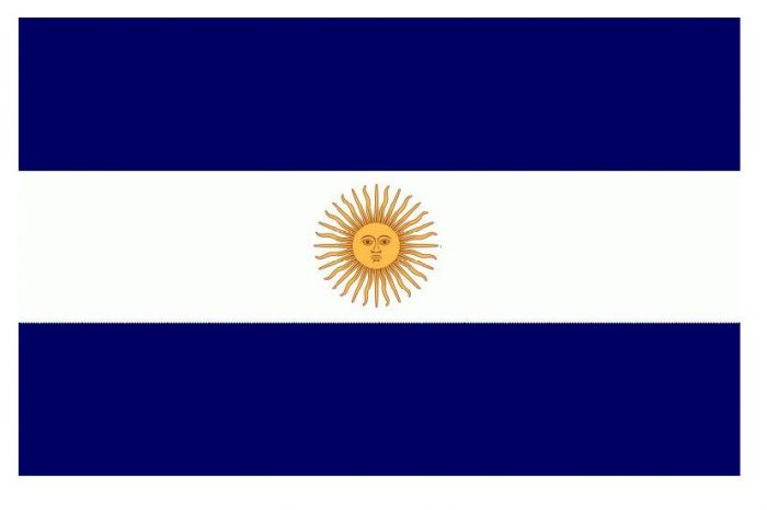 La bandera de Belgrano era "Azul, Blanco y Azul"