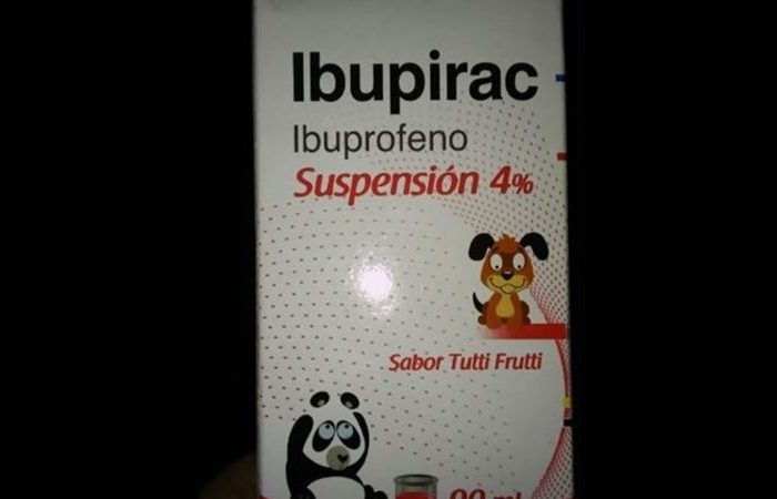 Un lote de Ibupirac para niños y adultos mayores fue retirado del mercado