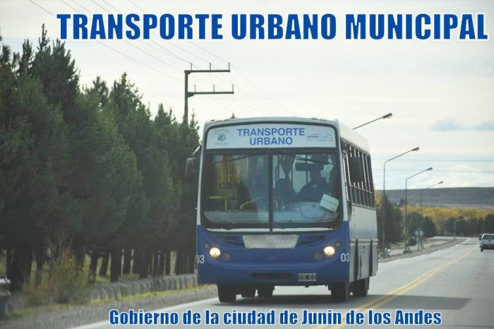 Junín de los Andes, el próximo jueves no habrá servicio de transporte municipal urbano