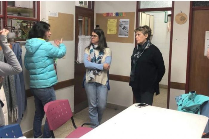 Storioni recorrió establecimientos educativos en Villa La Angostura