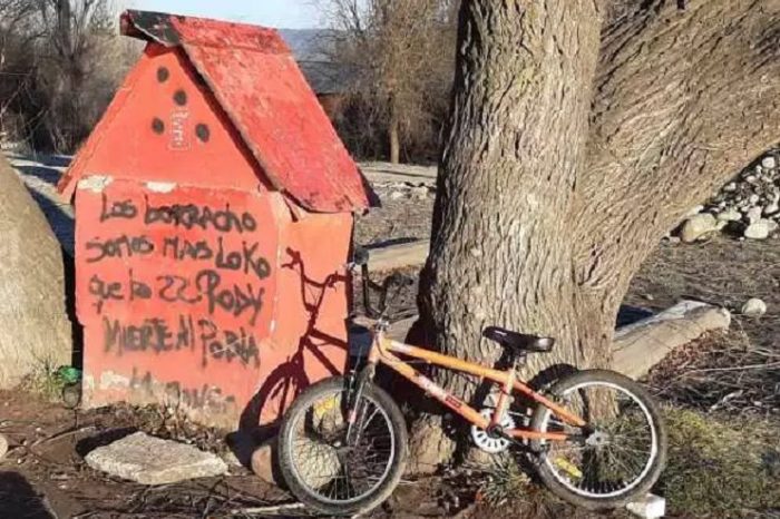 Le robaron una bicicleta al viceintendente de Junín de los Andes, publicó el vídeo y apareció