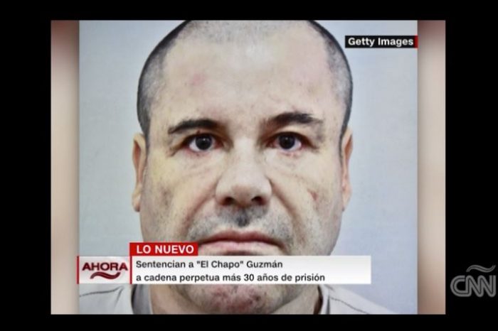 Sentencian a Joaquín “El Chapo” Guzmán a cadena perpetua más 30 años