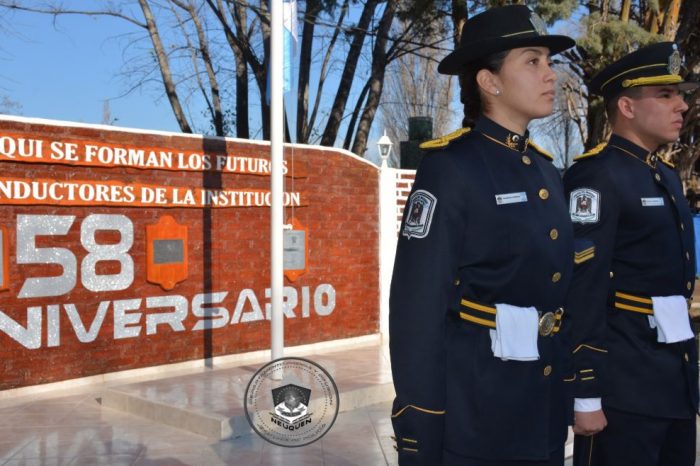 Acto por el  58° Aniversario de la Escuela de Cadetes de la Policía del Neuquén