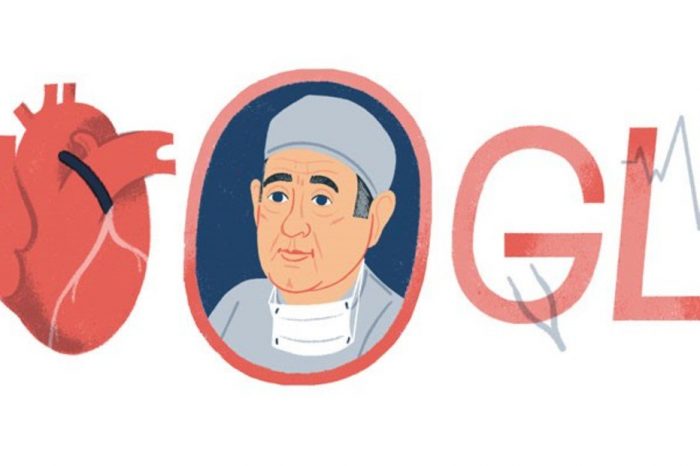 Google recordó a René Favaloro con su tradicional doodle