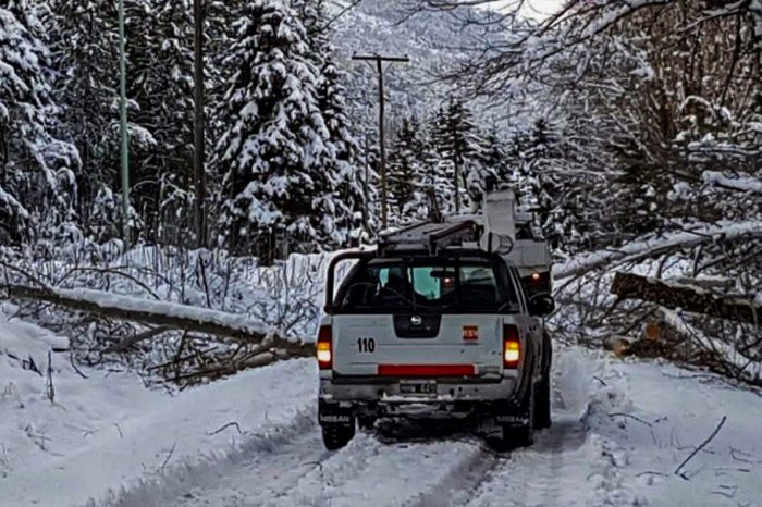 Se intensifican los trabajos del Operativo Nieve por las nevadas