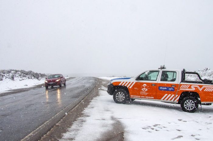 Refuerzan las tareas del Operativo Nieve en Villa La Angostura