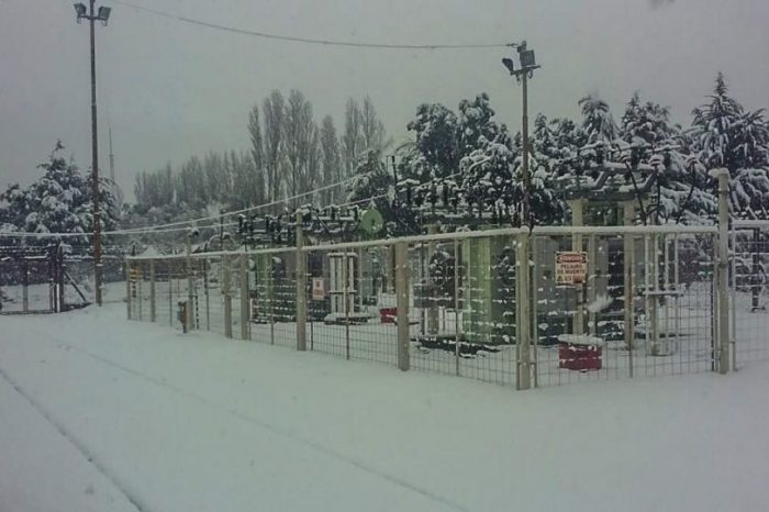 Temporal de nieve: continúan las tareas del EPEN para garantizar el servicio
