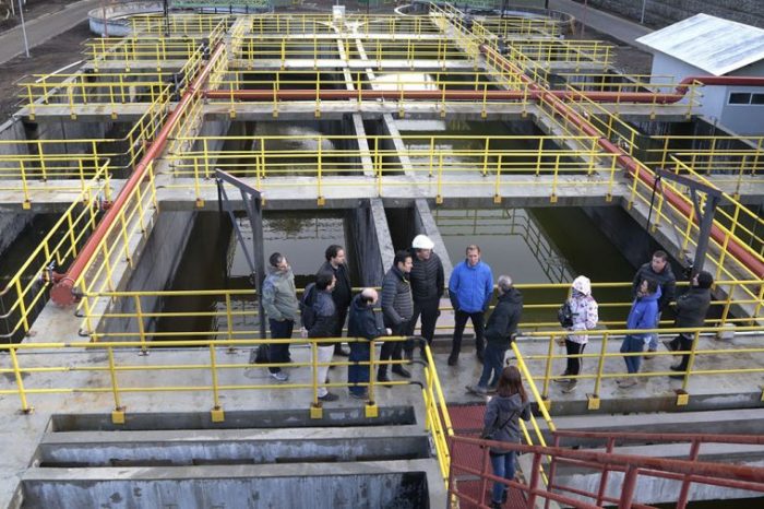 Gutiérrez recorrió obras en Villa La Angostura