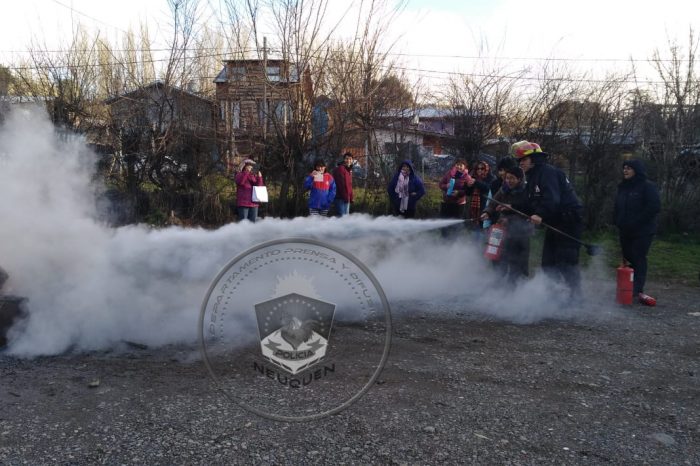San Martín de los Andes, Alumnos de la EPEA recibieron capacitación de extintores
