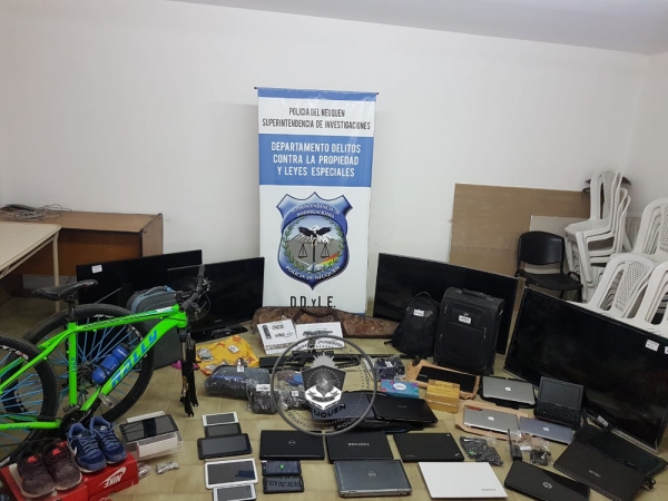 Se desbarató una banda que robaba domicilios en Neuquén capital