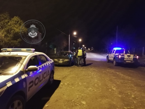 Junín de los Andes, se realizaron operativos de control vehicular e identificación de personas