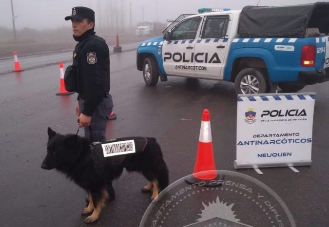 Amplio operativo de prevención del departamento antinarcóticos