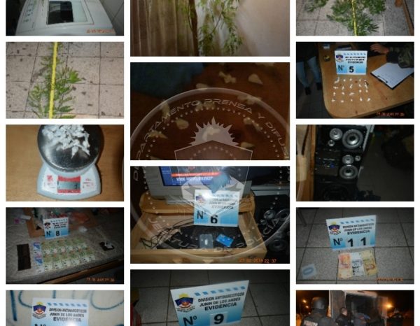 San Martín de los Andes: Un demorado con plantas de Cannabis Sativa y cocaína en allanamiento
