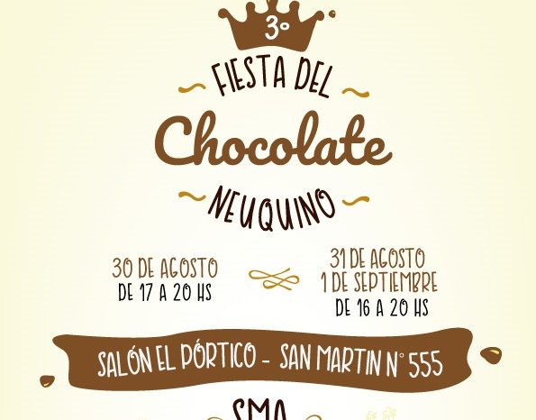 Llega a San Martín de los Andes la tercera edición de la “Fiesta del Chocolate Neuquino”