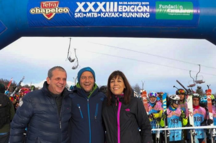 El gobernador presenció la largada del Tetratlón Chapelco 2019