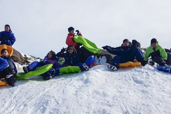 Adolescentes de Almafuerte conocieron la nieve