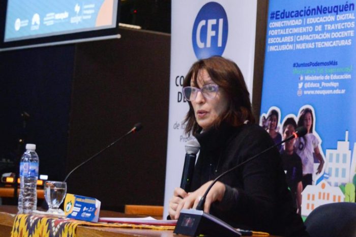 Educación: la especialista Alejandra Birgin brindó una conferencia abierta en Neuquén