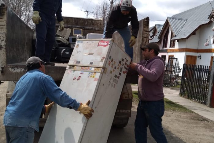 "Campaña de retiro de Residuos Voluminosos" de domicilios con el programa "Junín no tira recicla"