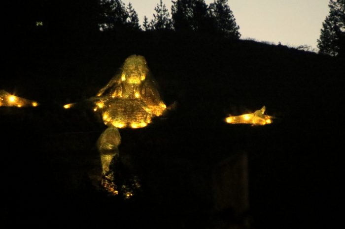 El Parque Escultórico Via Christi encenderá nuevamente el "Cristo Luz"