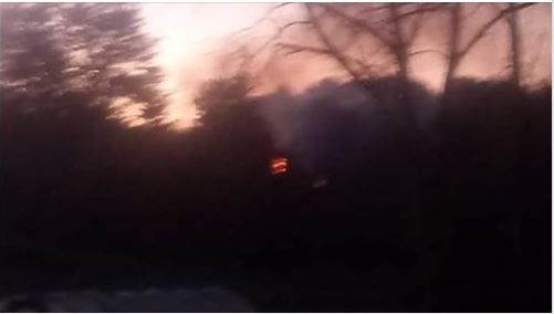 Cae meteorito y provoca incendio en Chiloé, Chile