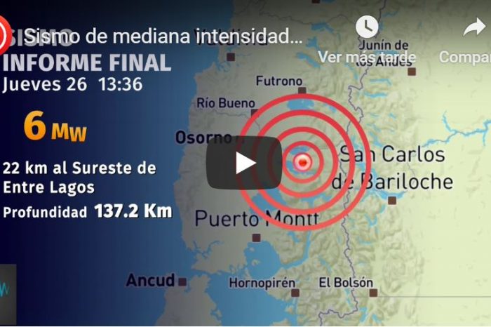 Dos sismos con horas de diferencia sacuden el sur de Chile