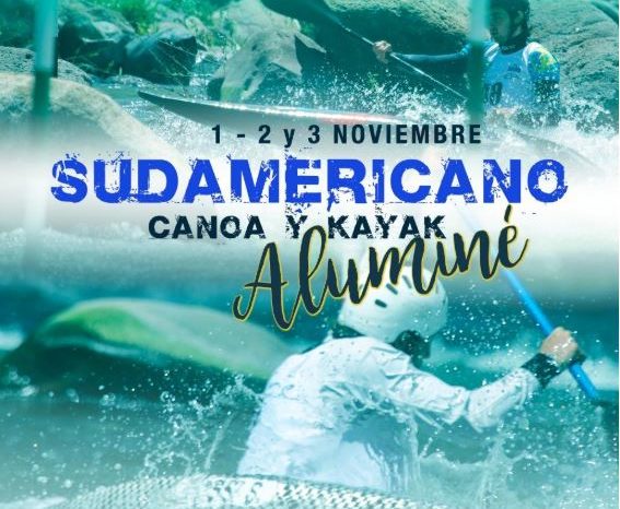 Aluminé recibe el Campeonato Sudamericano de Kayak y Canoa Slalom