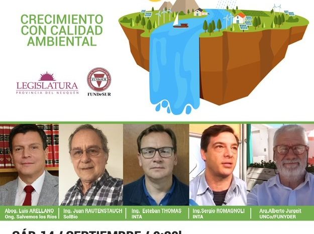 “Crecimiento con calidad ambiental” será el eje de un nuevo encuentro del ciclo ‘Imagina la Norpatagonia’ en la Legislatura