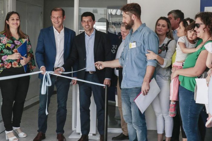 Gutiérrez inauguró 48 viviendas construidas con créditos hipotecarios del BPN